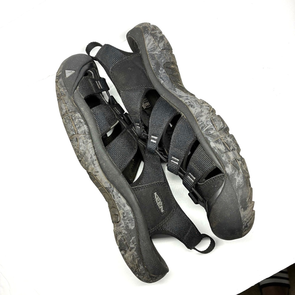 KEEN Newport H2 Black Waterproof Hybrid Sandal Water Shoes Mens 12 Trail Hiking - Picture 3 of 10